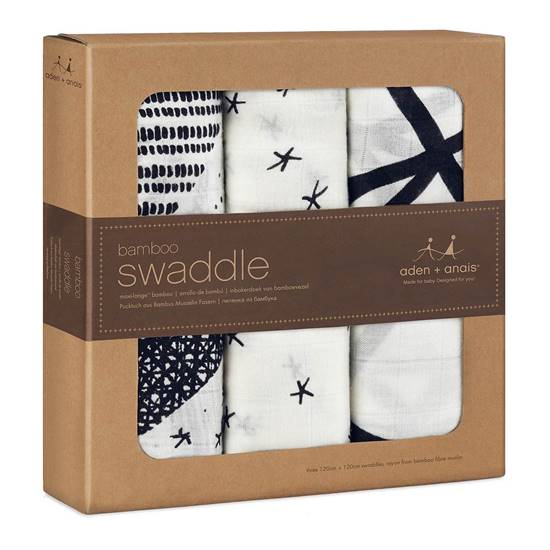 Picture of Silky Soft Swaddle MIDNIGHT- 3 pz