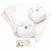Picture of MIOSOFT Nappy Set White Size 2