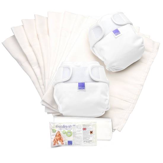 Picture of MIOSOFT Nappy Set White Size 2