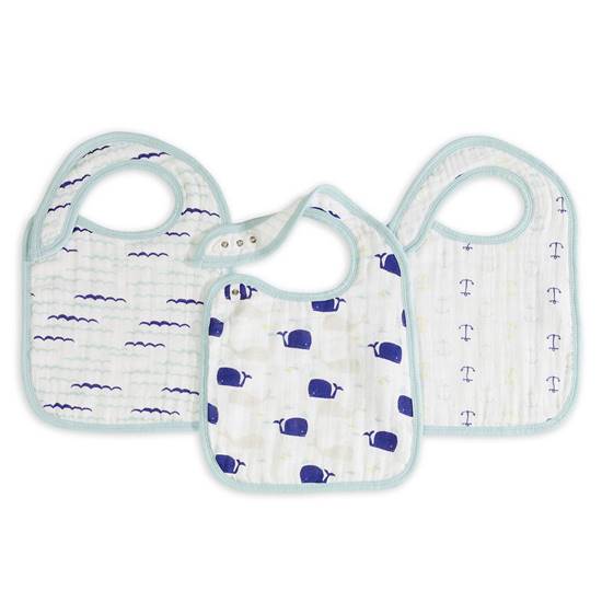 Picture of Classic Snap Bib  3-pack HIGH SEAS