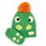 Picture of crocodile bobble hat & mitten set medium