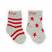 Picture of marl grey & red 00-06 m socks