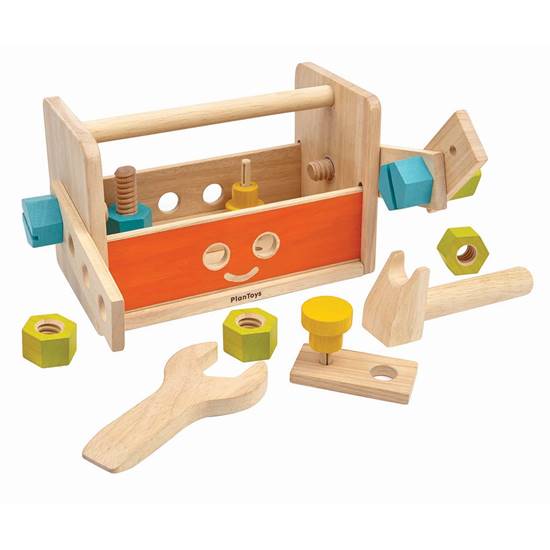 Cassetta degli attrezzi in legno Robot