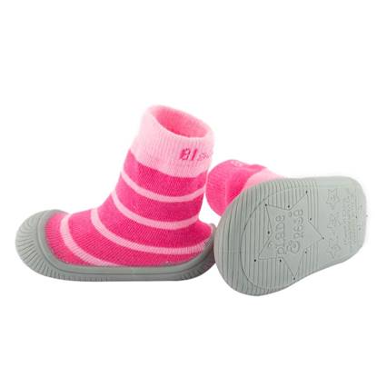 Picture of girls stripes sock shoes