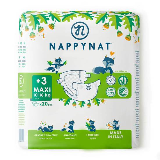Picture of Eco Diapers MAXI TG 3+(20 pannolini 8/16kg)