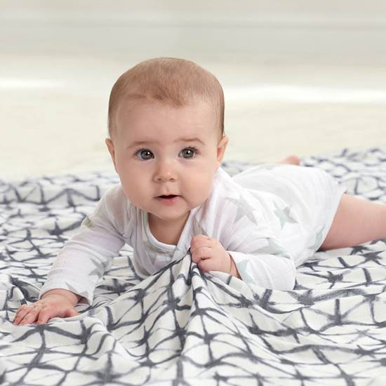 Picture of Swaddle Silky Soft pebble shibori (pack 3)