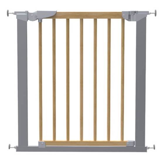 Picture of Safety Gate Avantgarde Natural Wood/Silver