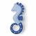 Picture of Seahorse teether blue