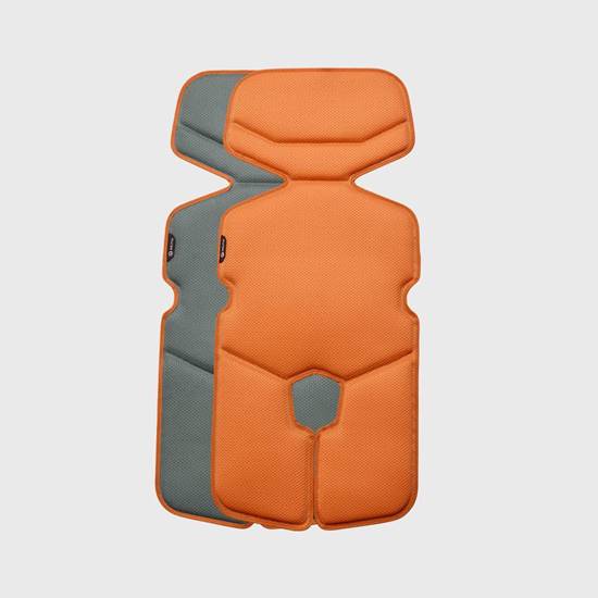 Airboard materassino traspirante per Passeggino Compatto e Ovetto_Taglia S_Gray/Active Orange