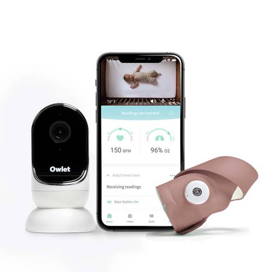 Owlet Duo (Smart Sock & Cam) Rosa Antico